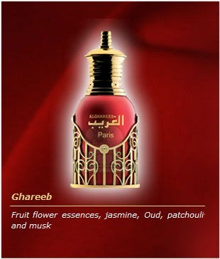 Al ghareeb unisexe 100ml oud+patchouli+ fruité et musc